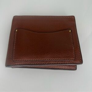 Fossil Men’s Leather Wallet Brown BiFold ID Card Holder